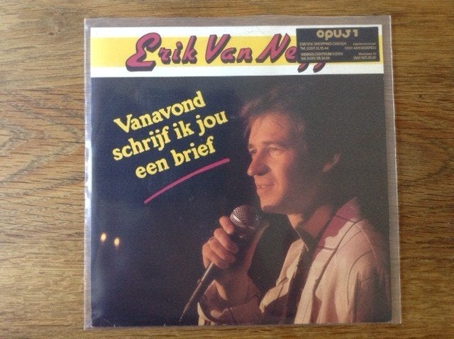 single erik van neygen, 7 inch, Ophalen of Verzenden, Fotohoes, Nederlandstalig