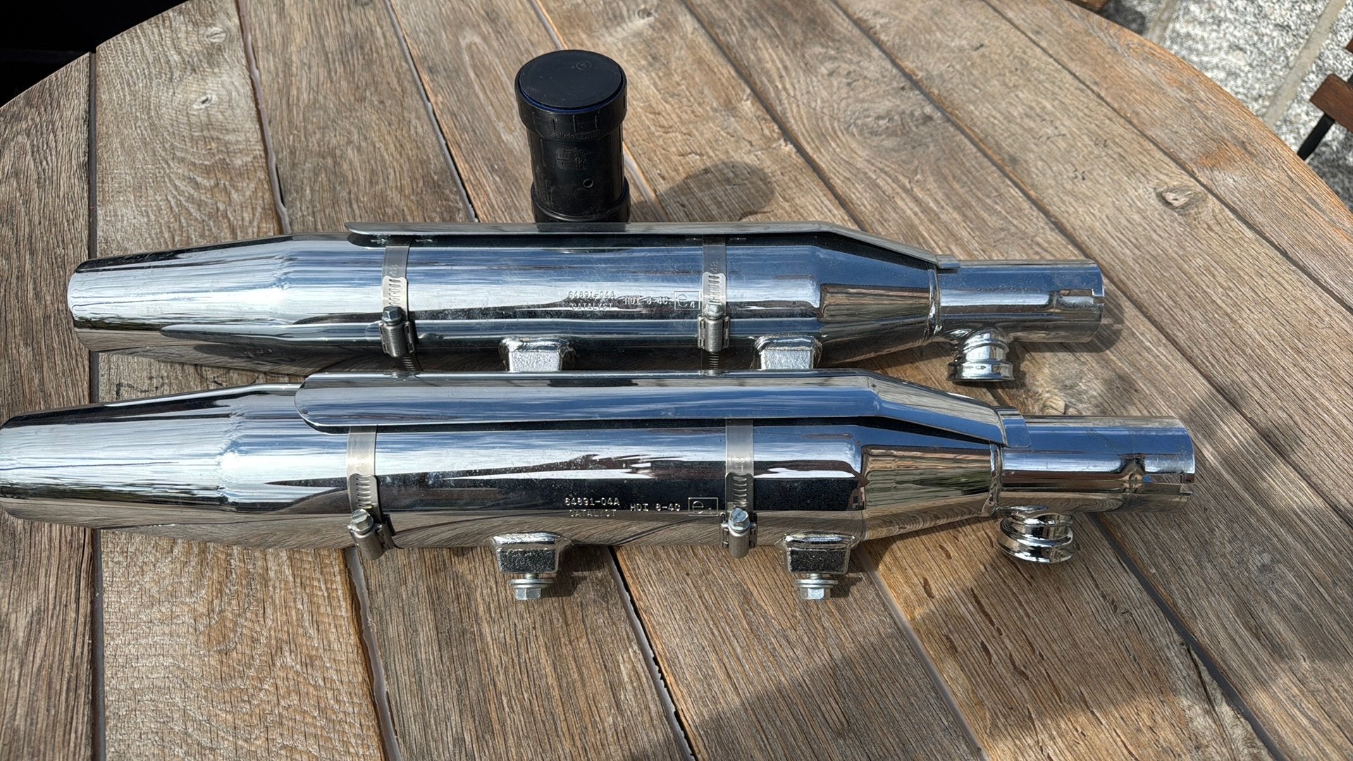 2 X Uitlaat demper Sportster Xl 883 -XL 1200, Ophalen, Nieuw