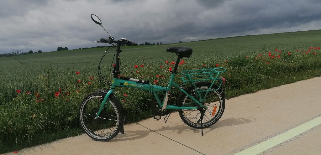 Vélo pliable Wayscral 20", Vélos & Vélomoteurs, Vélos | Vélos pliables, Autres marques, Vitesses, Enlèvement, Utilisé