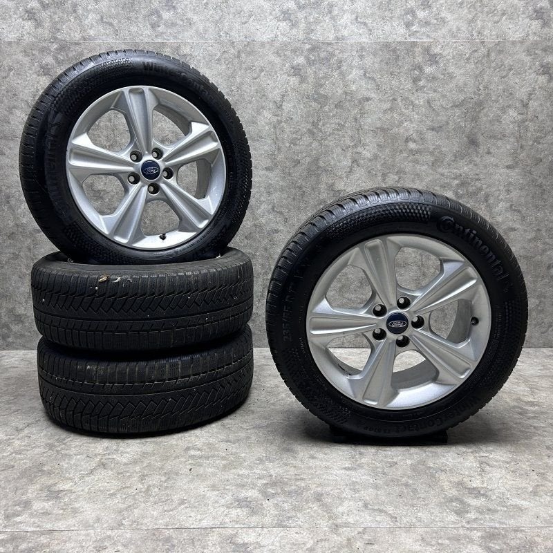 17 inch originele velgen + winterbanden Ford Kuga, Gebruikt, -, -, Banden en Velgen