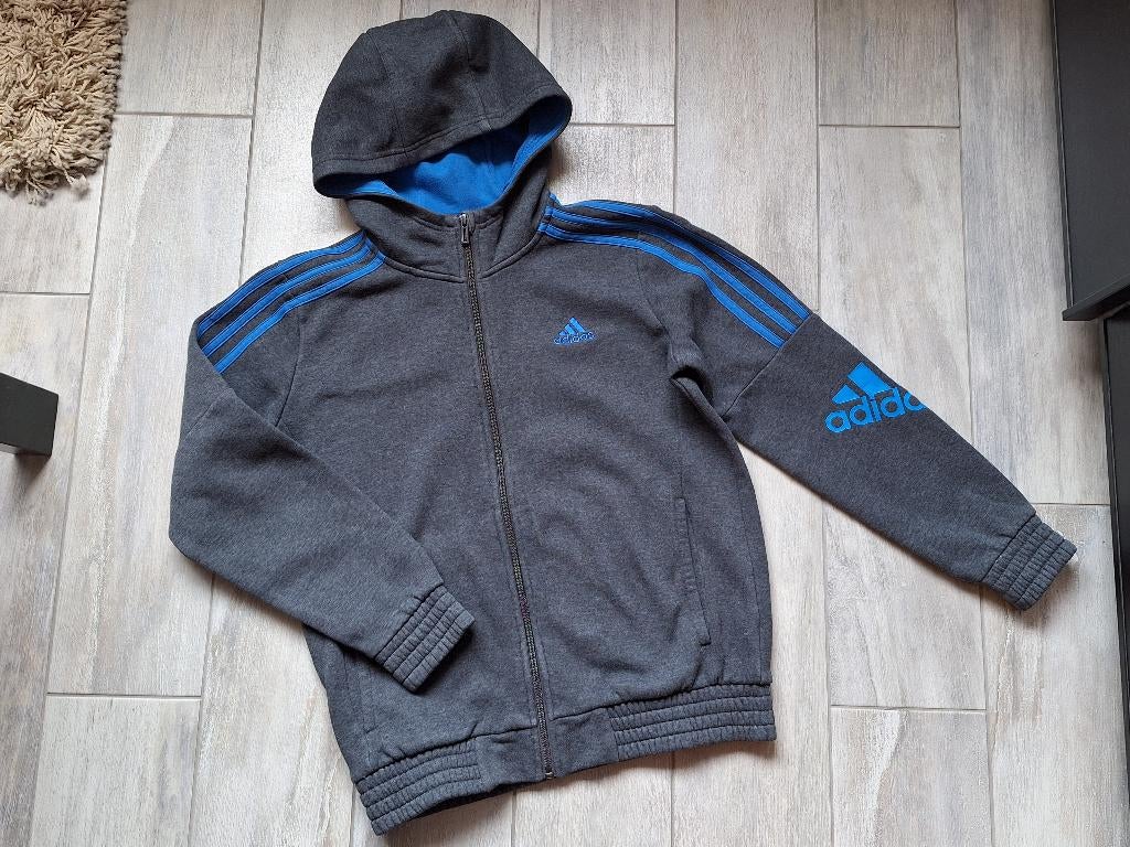 ★ M146/152 - Trui met kap Adidas, Enfants & Bébés, Vêtements enfant | Taille 146, Enlèvement ou Envoi, Pull ou Veste, Utilisé