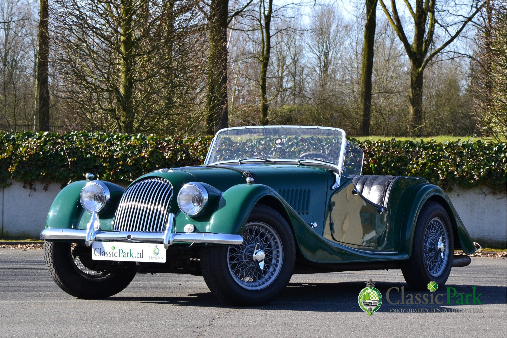 Morgan 4/4 (bj 1962), Zwart, Leder, Bedrijf, Handgeschakeld