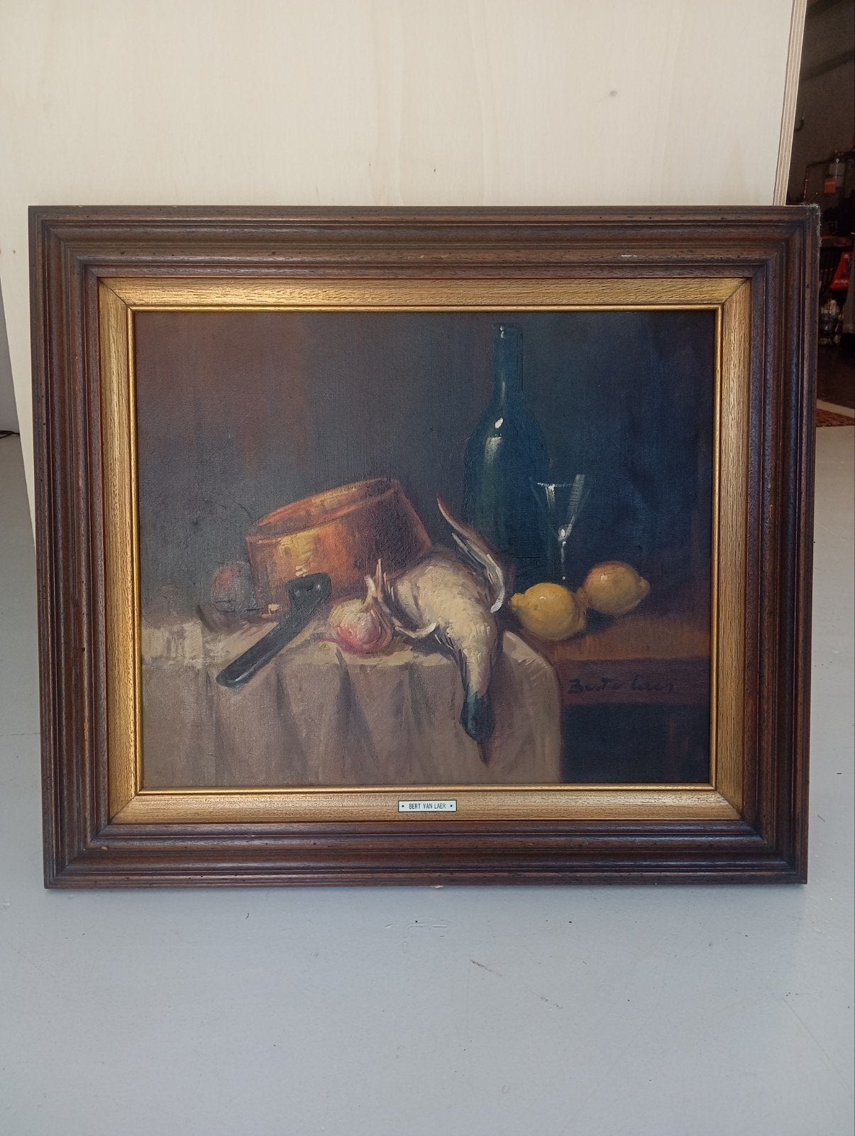 Schilderij op canvas stillleven, Antiek en Kunst, Ophalen