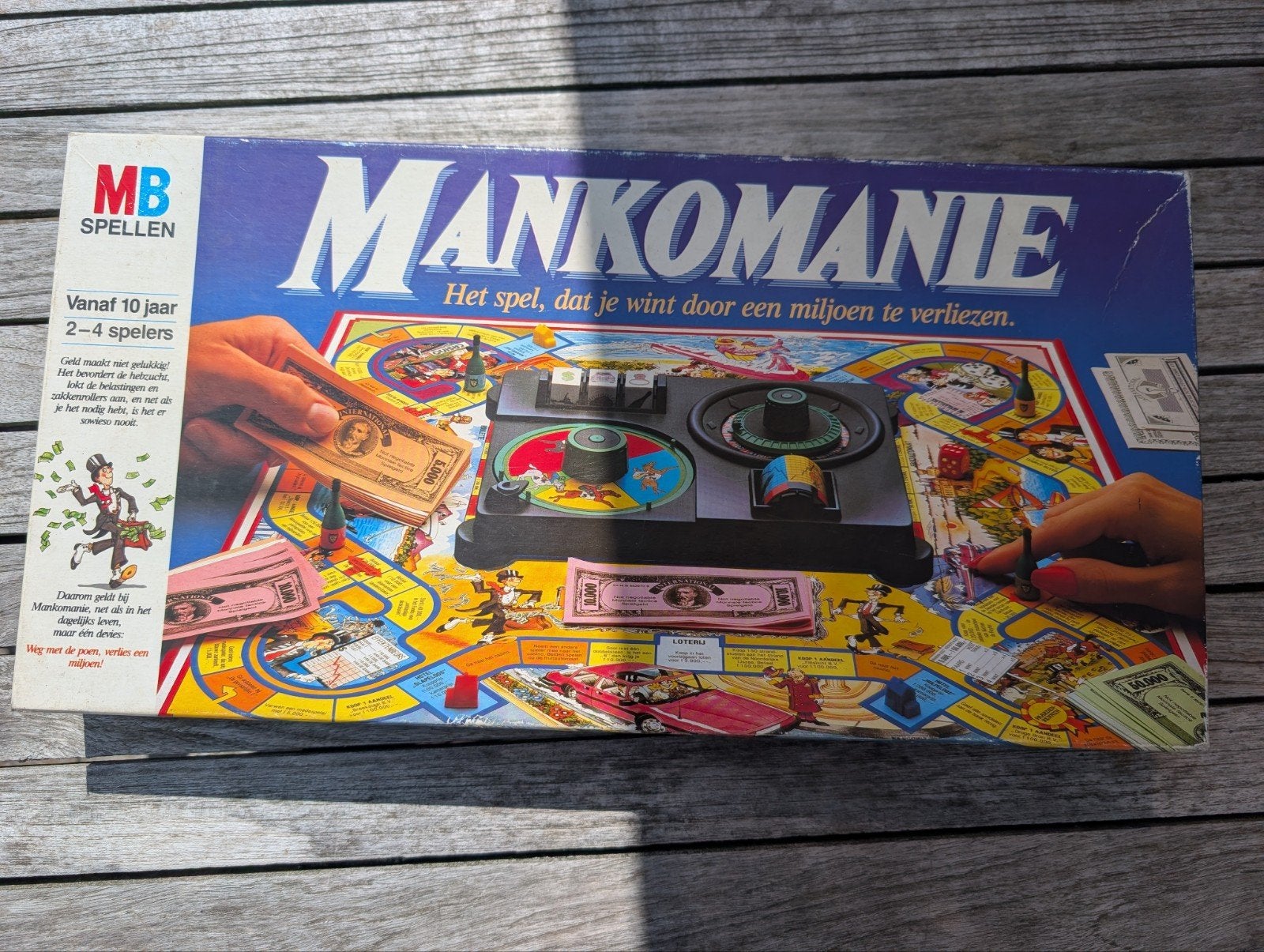 Vintage Mankomanie (MB Spellen, 1985), Hobby & Loisirs créatifs, Enlèvement ou Envoi, Utilisé, MB spellen