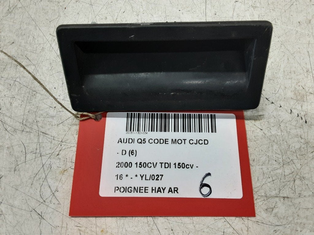POIGNEE COFFRE / HAYON ARRIERE Audi Q5 (8RB) (5N0827566X), Autos : Pièces & Accessoires, Auto-Union-Straße  1,
85057  Ingolstadt, DE