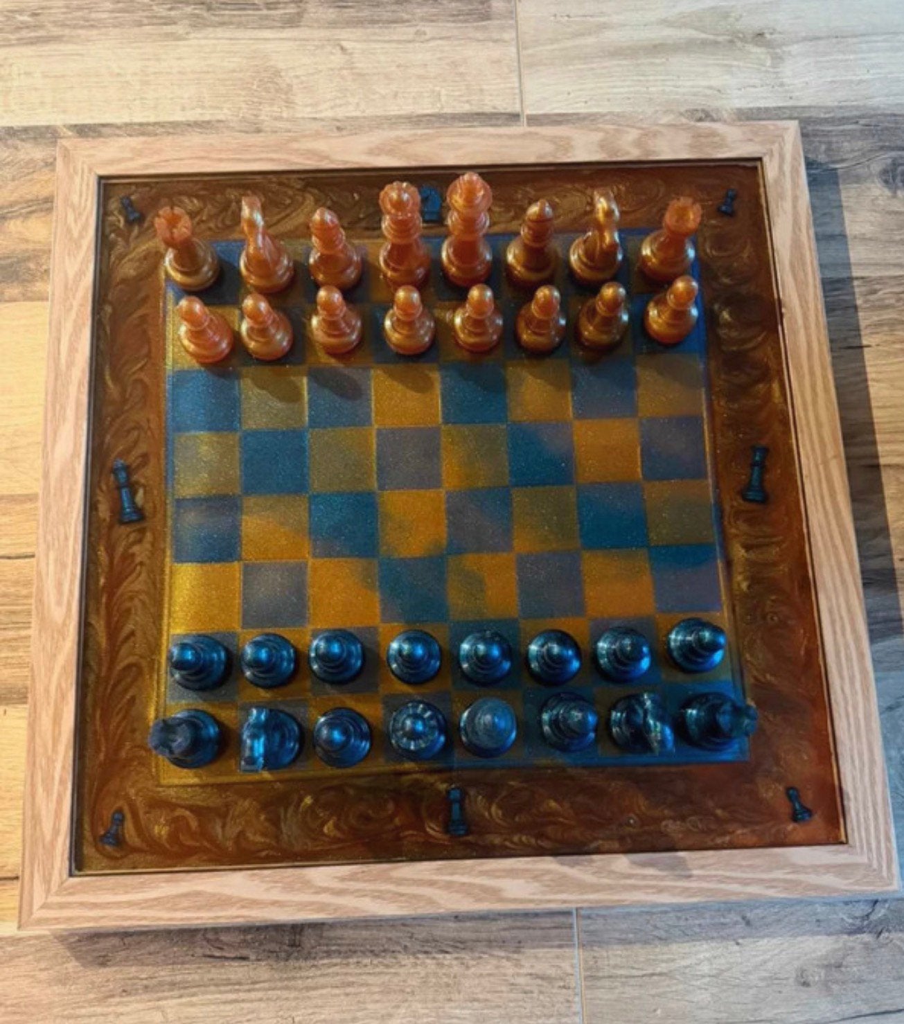 Jeux échec XL résine, Enlèvement, Comme neuf