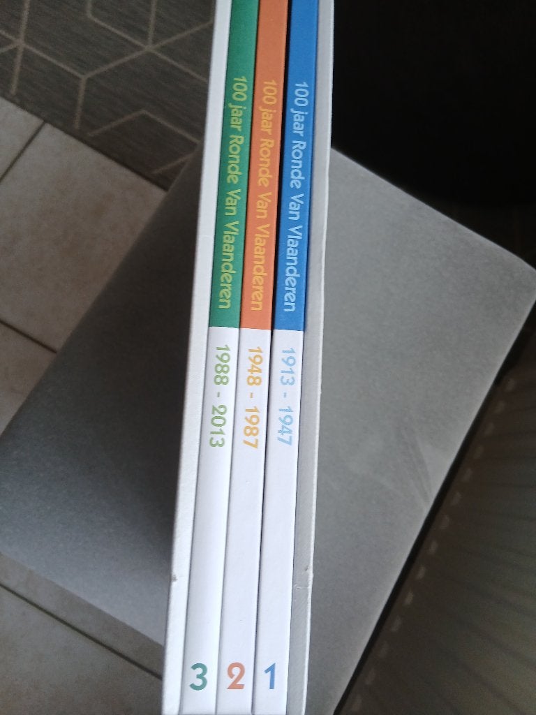 100 jaar ronde van vlaanderen, Boeken, Ophalen, Nieuw, Lopen en Fietsen