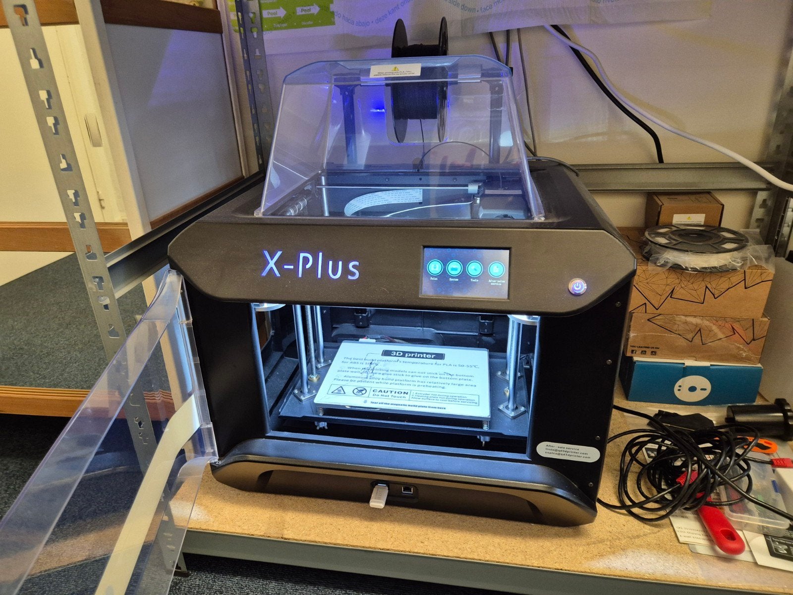 3D printer filament Qidi X-plus, Ophalen, Zo goed als nieuw, Filament