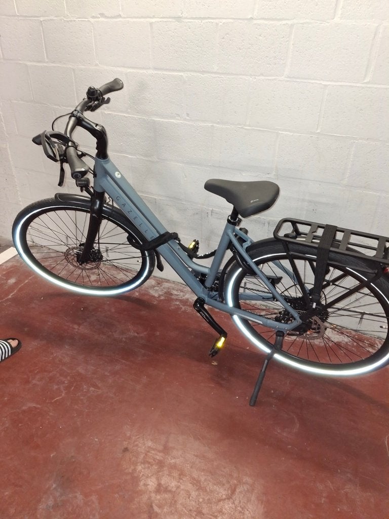 Gazelle Chamonix T20 – Thunder Grey Mat, Ophalen, 47 tot 50 cm, Versnellingen, Zo goed als nieuw