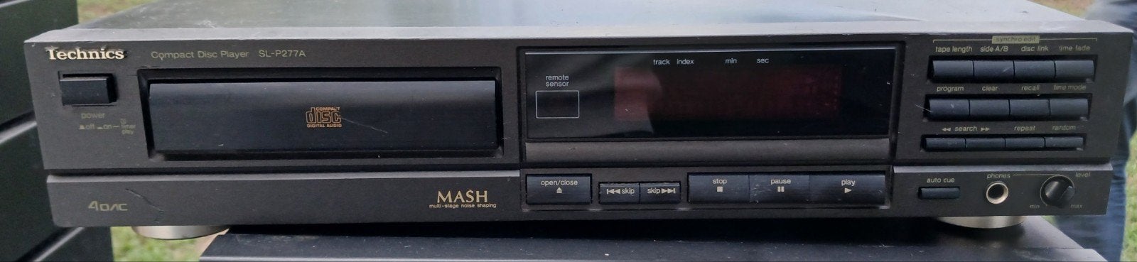 Technics SL-P277A CD-speler (MASH / 4 DAC), Enlèvement
