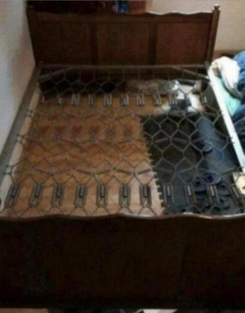 Aanpasbaar hoofd- en voetbordframe, Ophalen