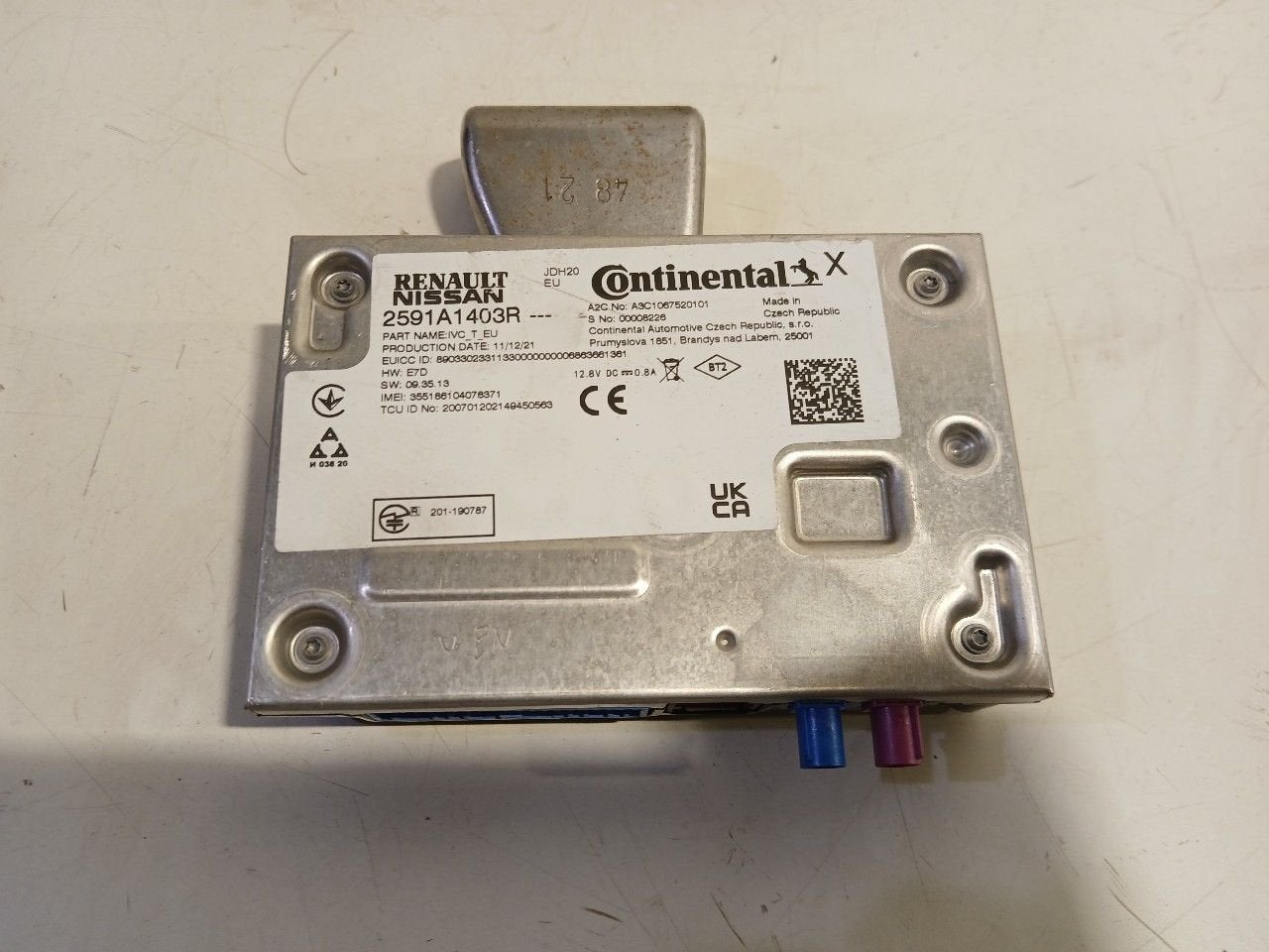 Bluetooth control module Renault Trafic, Enlèvement ou Envoi, Van der Ven Autorecycling B.V., Onderdelen@venauto.nl, Ettenseweg 76, 4706 PB Roosendaal, The Netherlands