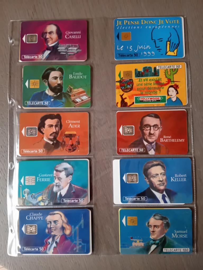 10 cartes de visite France lot 75T, Enlèvement ou Envoi