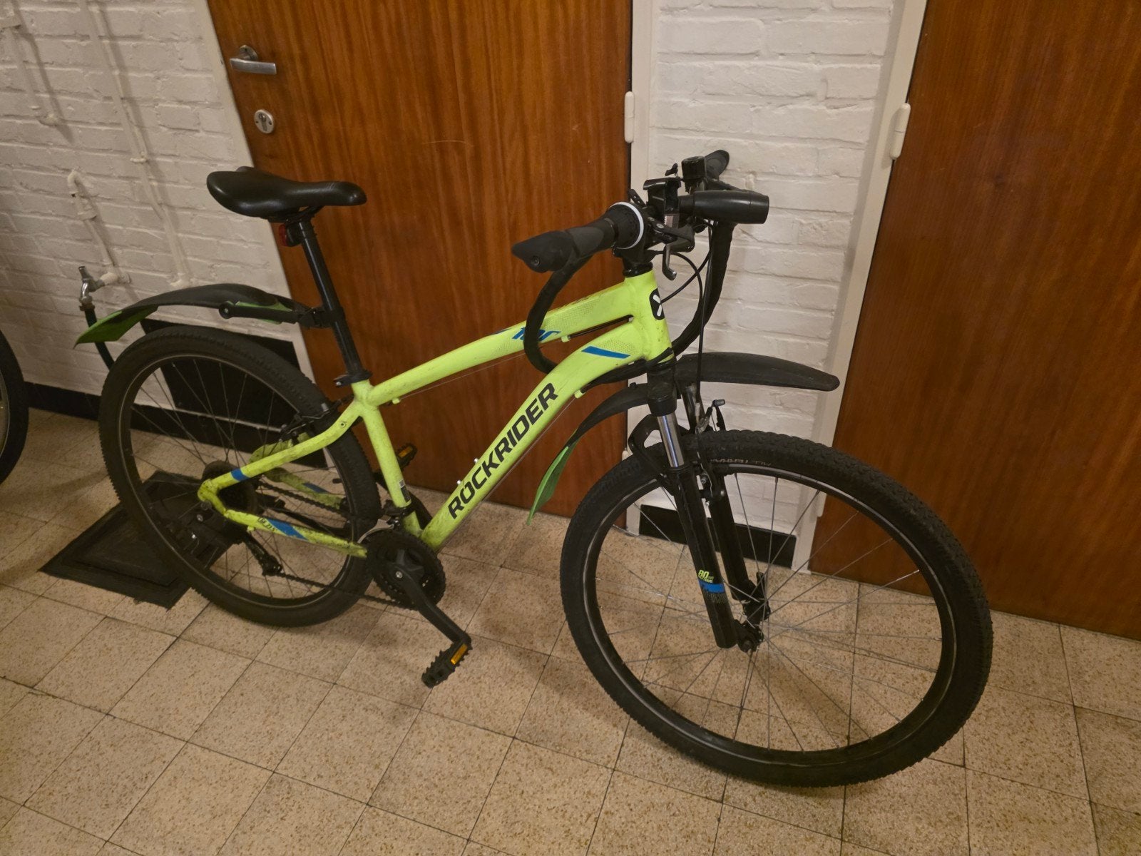 rockrider fiets met spatbord, Gebruikt, 57 cm of meer, Hardtail, Ophalen