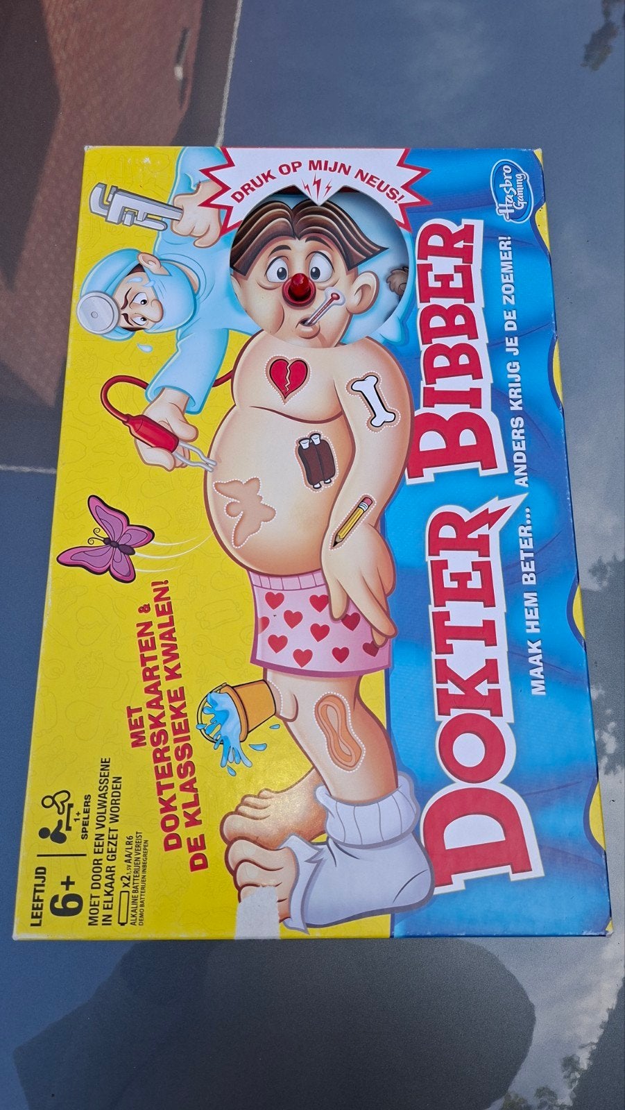 Dr. Bibber Hasbro, Een of twee spelers, Ophalen of Verzenden, Zo goed als nieuw, HASBRO