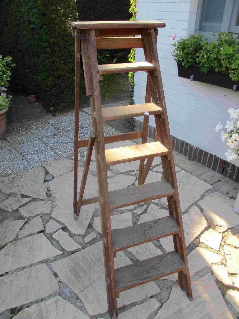 Decoratieve ladder, Ophalen, Gebruikt