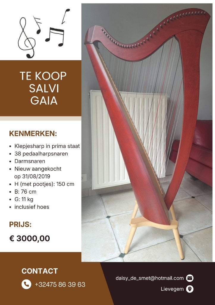 Harp Salva Gaia, Enlèvement ou Envoi, Comme neuf