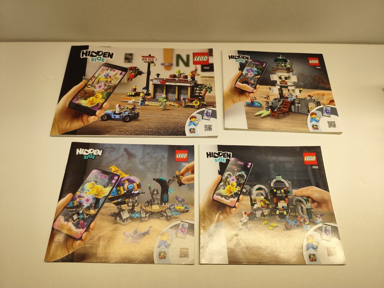 4 lego hidden side sets, Inclusief instructies, Lego, Ophalen of Verzenden, Zo goed als nieuw