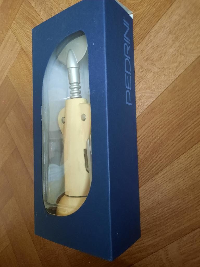 luxe grote kurken trekker - wijnopener van Pedrini in cad.ds, Ophalen of Verzenden, Nieuw