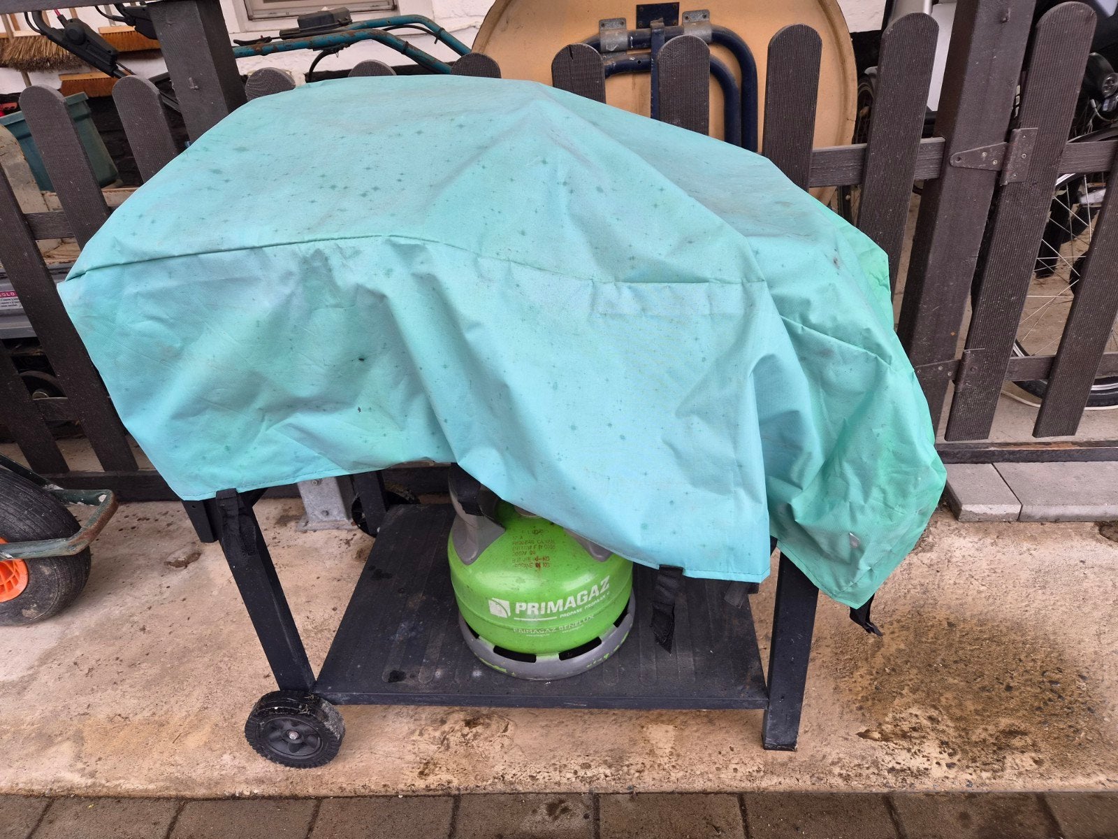 barbecue, Ophalen