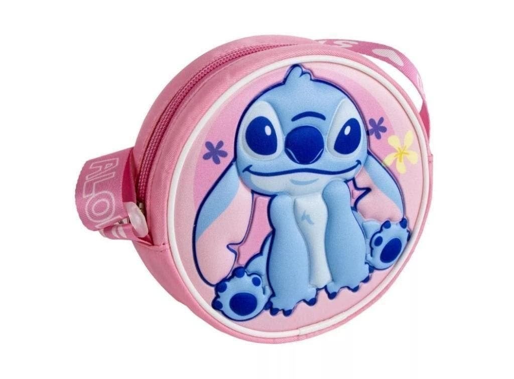 Stitch 3D Schoudertas Roze - Disney, Stitch, Tas, Nieuw, Ophalen of Verzenden