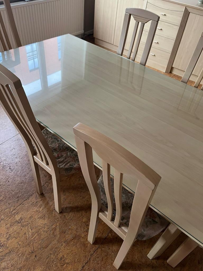 Salle à manger complète comme neuf prix 385€, Maison & Meubles, Enlèvement