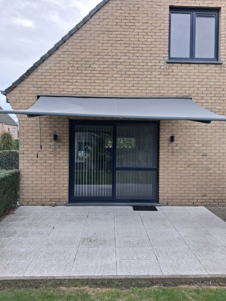 Zonneluifel 4mx3m, Tuin en Terras, Ophalen, Gebruikt, 150 tot 300 cm, 250 cm tot 450 cm