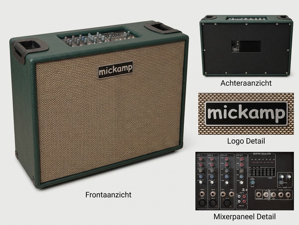 mickamp Versterker Stereo PA met EQ, Ophalen, Zo goed als nieuw, Korg