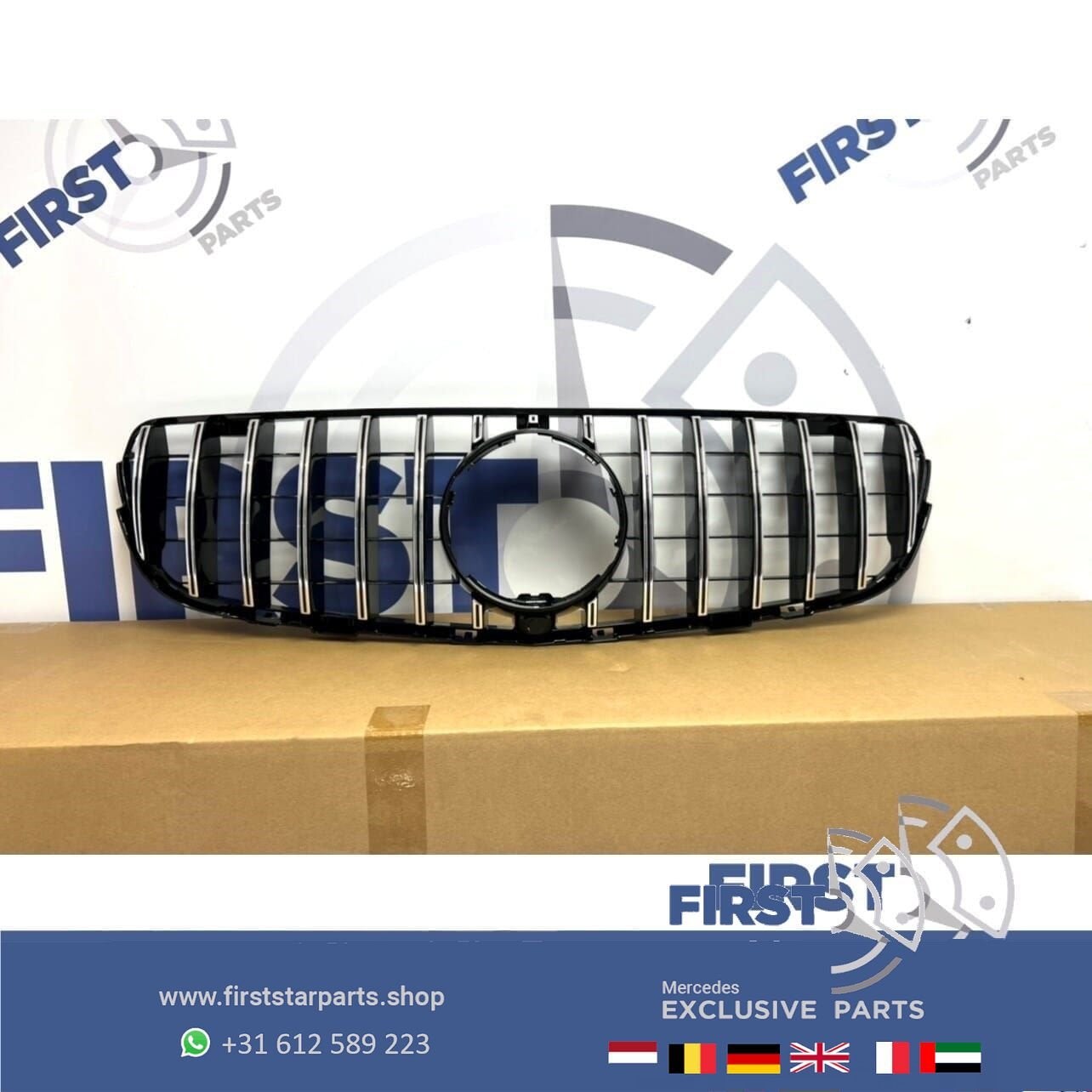 W253 X253 C253 PRE-FACELIFT GLC63 AMG GT GRIL voor Mercedes, Gebruikt, -, Ophalen of Verzenden, -