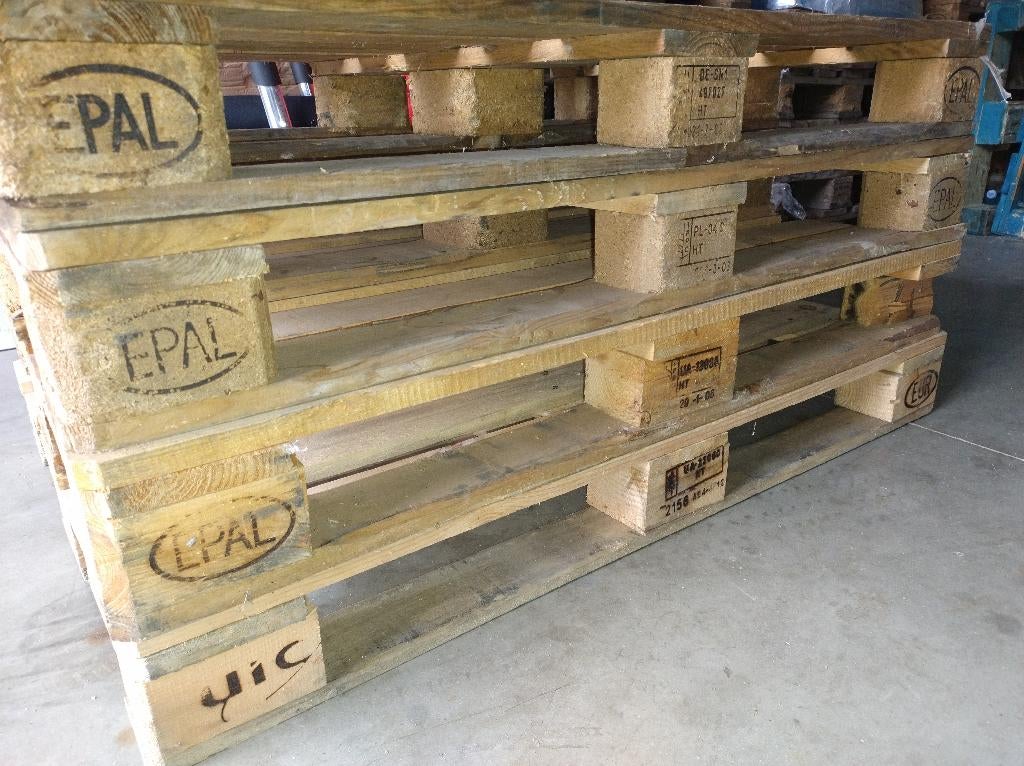 Euro Pallet, Doe-het-zelf en Bouw, Hout en Planken, Ophalen, Gebruikt, Pallet