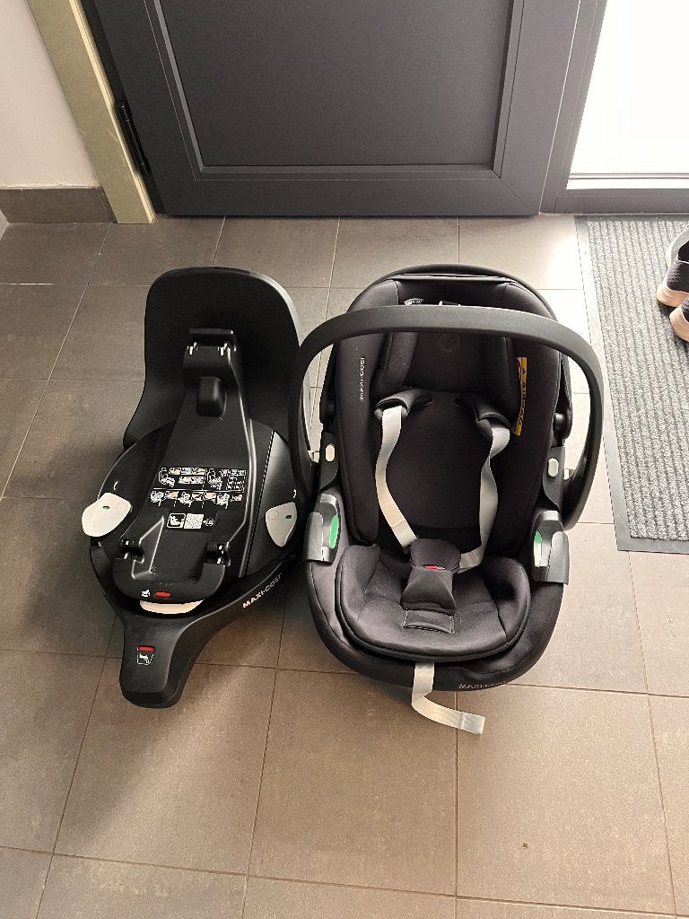 Maxi-cosi 360 Pebble essential black, Kinderen en Baby's, Ophalen, Autogordel of Isofix, Gebruikt, 0 t/m 13 kg