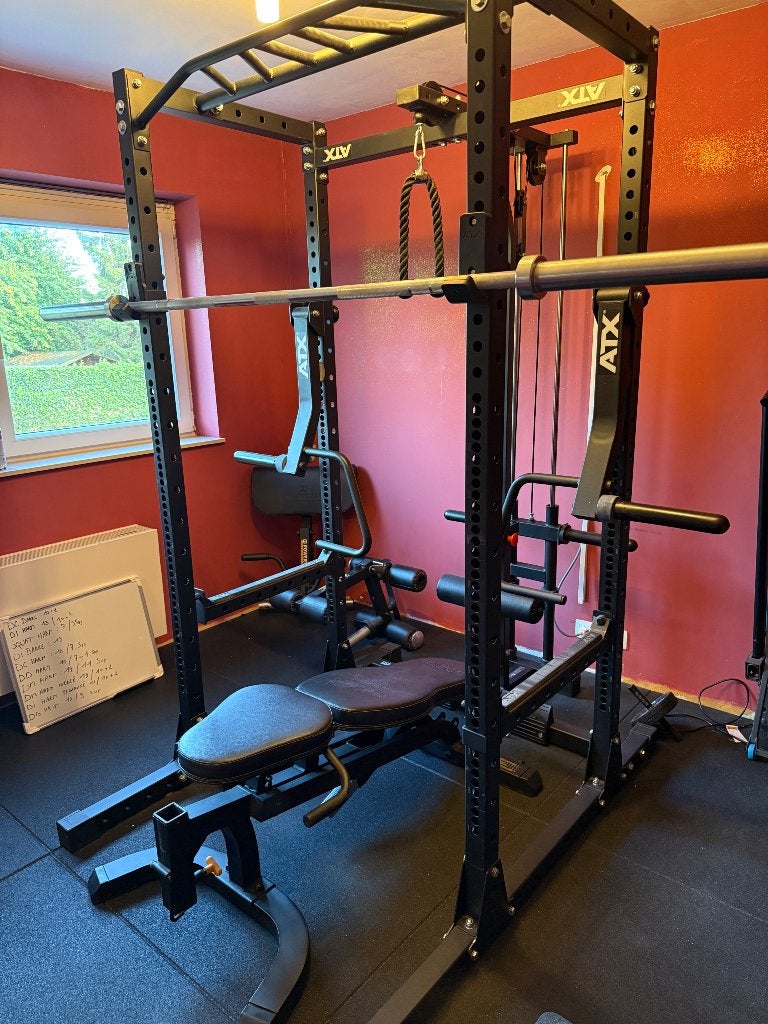 Rack de musculation ATX avec poulie et bras de levier, Sports & Fitness, Enlèvement, Utilisé, Dos, Couché