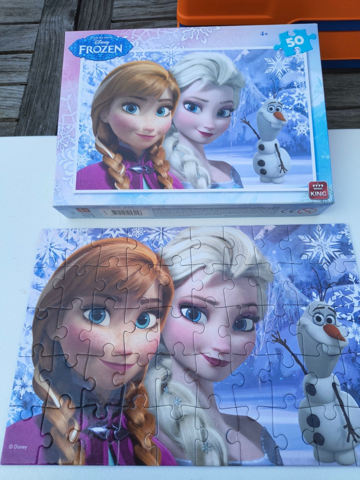 Puzzel Frozen, Ophalen