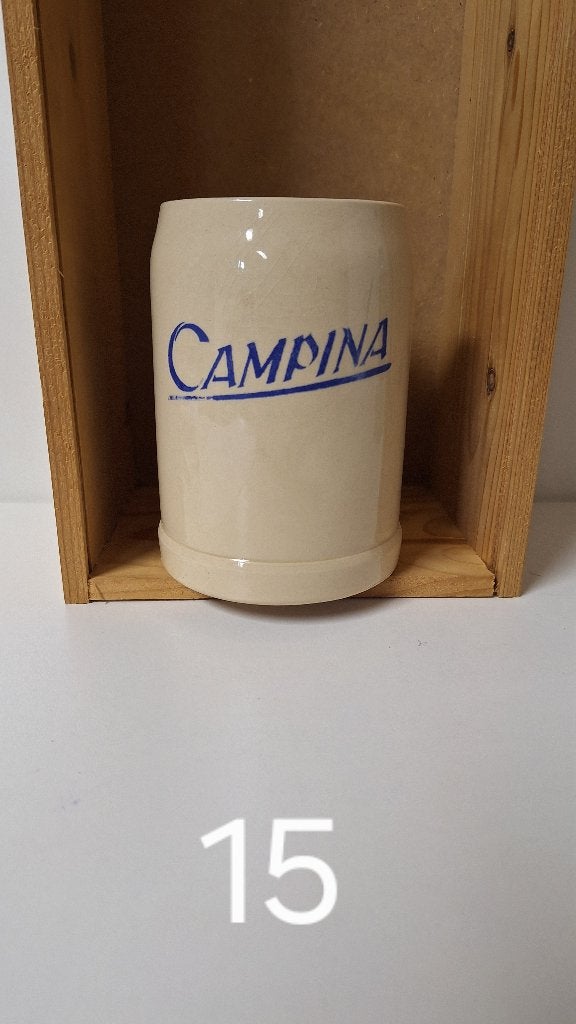 bier pul Campina blauwe tekst (nr15), Ophalen, Gebruikt, Pul(len), Overige merken