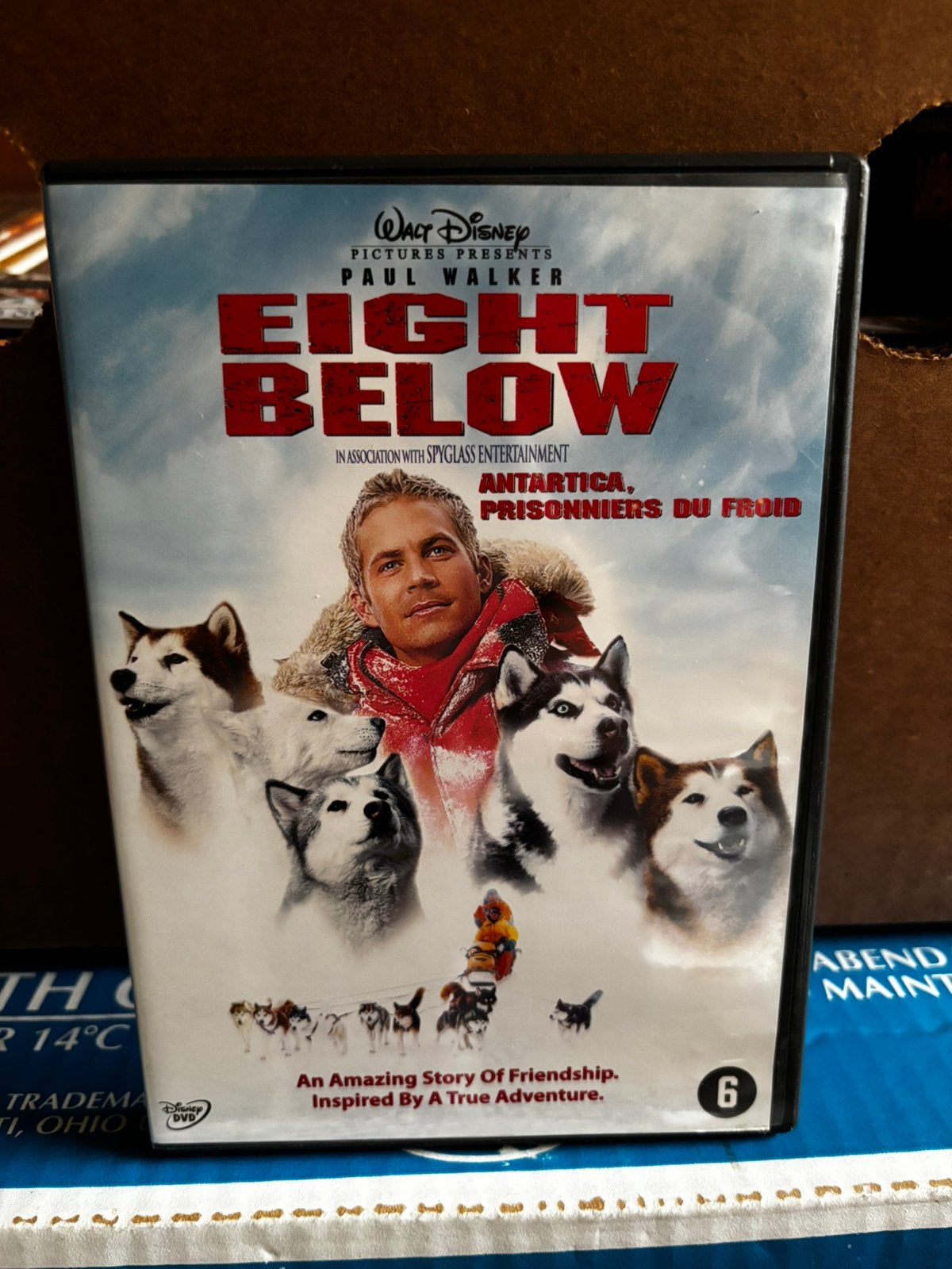 Eight below DVD, Cd's en Dvd's, Ophalen of Verzenden, Zo goed als nieuw