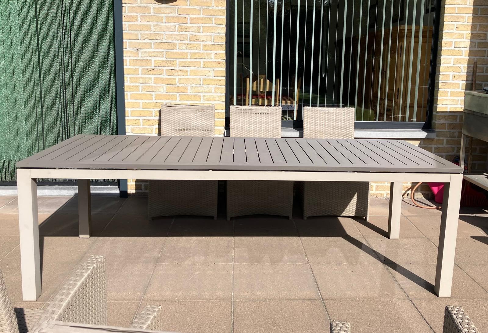 Table de jardin Bristol aluminium laqué, Enlèvement