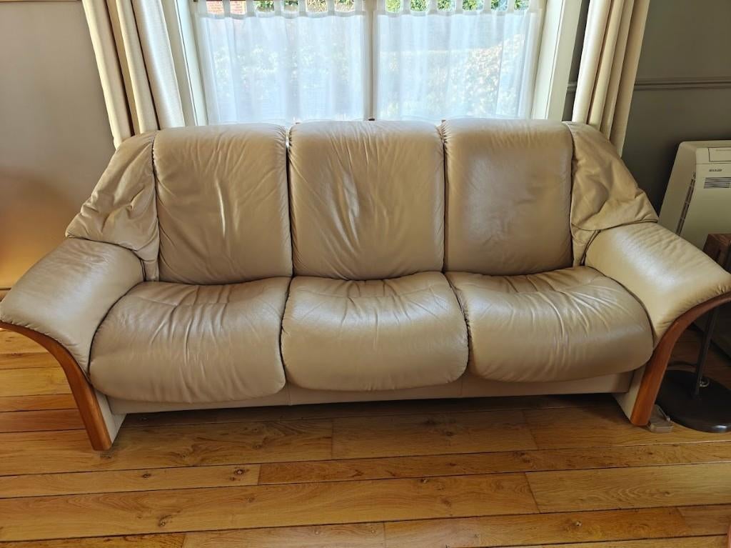 salon, Ophalen, Gebruikt, Leer, 75 tot 100 cm