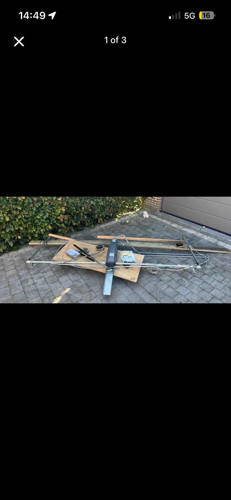 Poortopener Twister, Doe-het-zelf en Bouw, Ophalen, Gebruikt