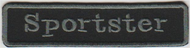 Harley Davidson Sportster stoffen opstrijk patch embleem #2, Envoi, Neuf