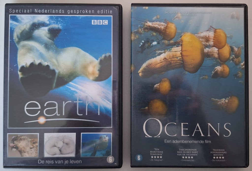 Earth + Oceans (DVD), Cd's en Dvd's, Nederlands, Breedbeeld, Ophalen of Verzenden, Zo goed als nieuw