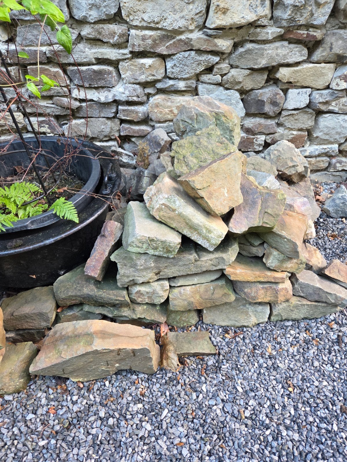 lot de pierres du pays 2 à 3 remorques, Jardin & Terrasse, Enlèvement