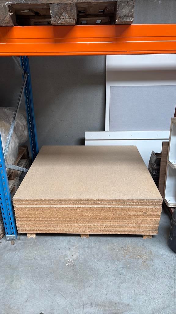 Spaanplaat 16mm 122x122 cm, Doe-het-zelf en Bouw, Platen en Panelen, Ophalen, Zo goed als nieuw, Overige materialen, Minder dan 20 mm