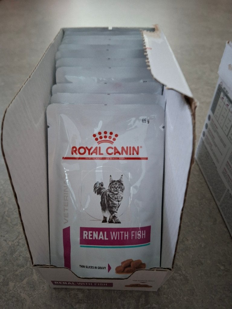 Royal canin RENAL - maaltijdzakjes met vis , Ophalen, Kat