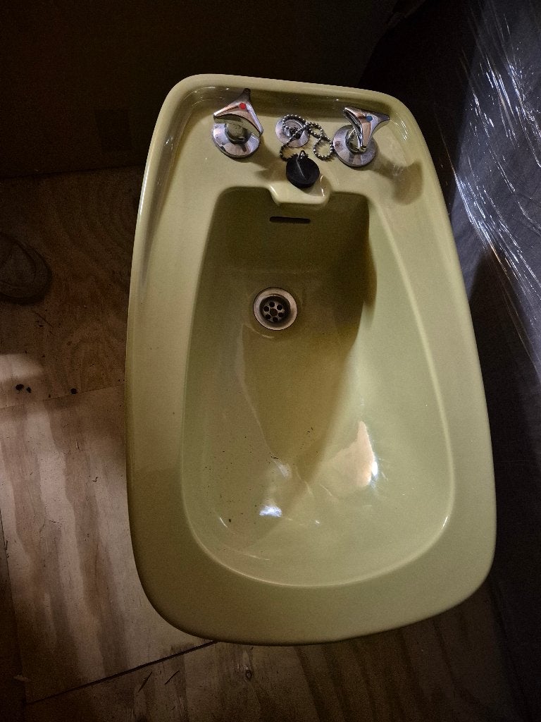 bidet groen, Ophalen