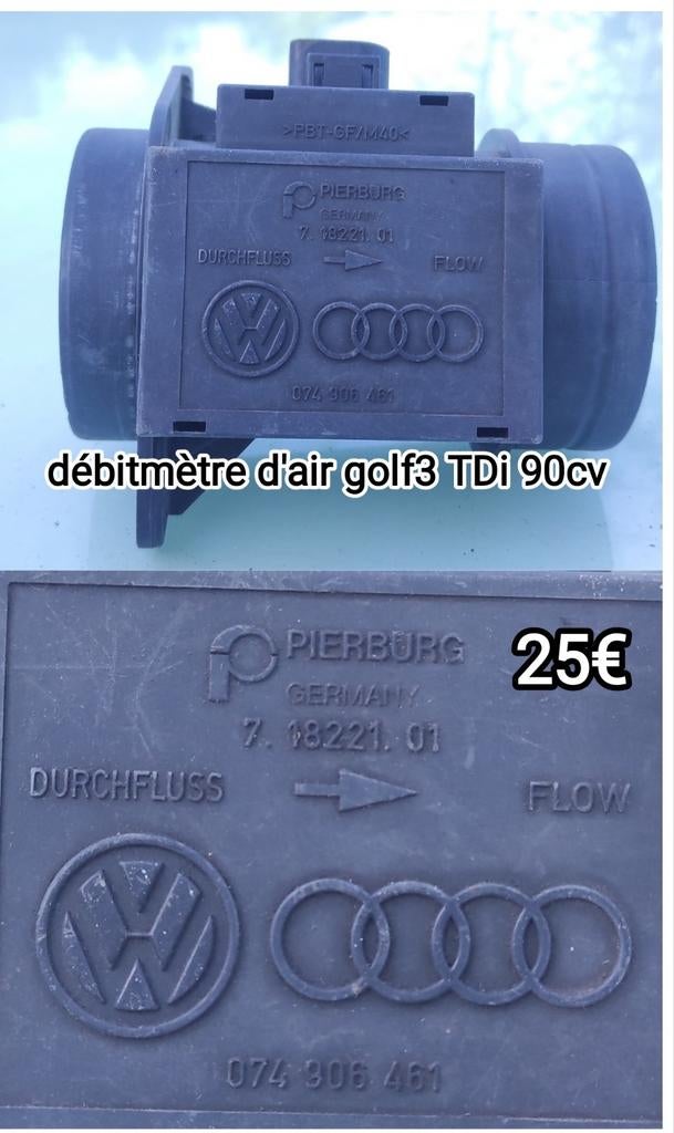 Luchthoeveelheidsmeter Pier burg golf3 TDi 90cv, Auto-onderdelen, Ophalen