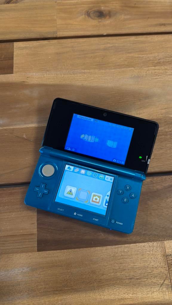 Nintendo 3DS, Gebruikt, Blauw, Ophalen of Verzenden, 3DS