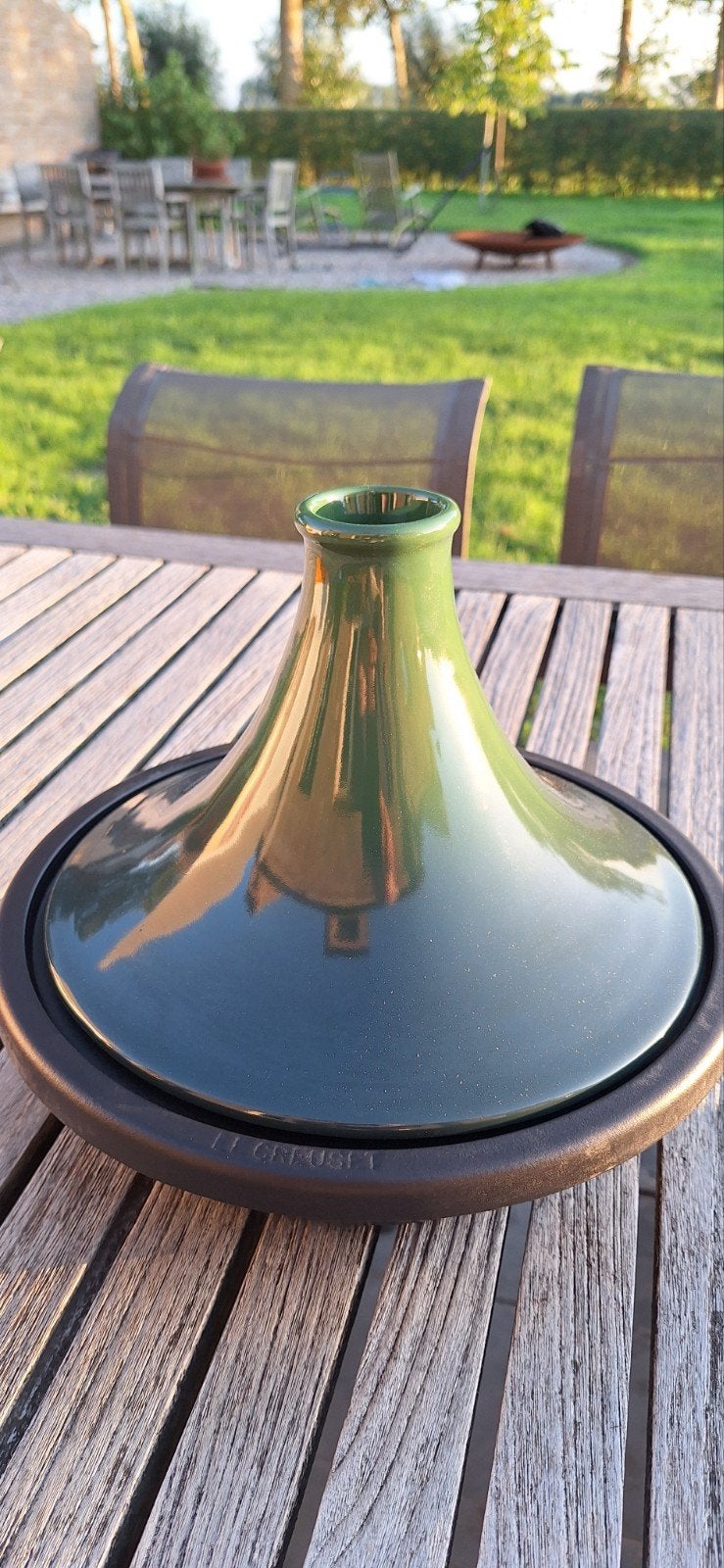 Le Creuset tajine 27cm nieuw in de doos, Neuf, Enlèvement ou Envoi, Tajine, Le Creuset