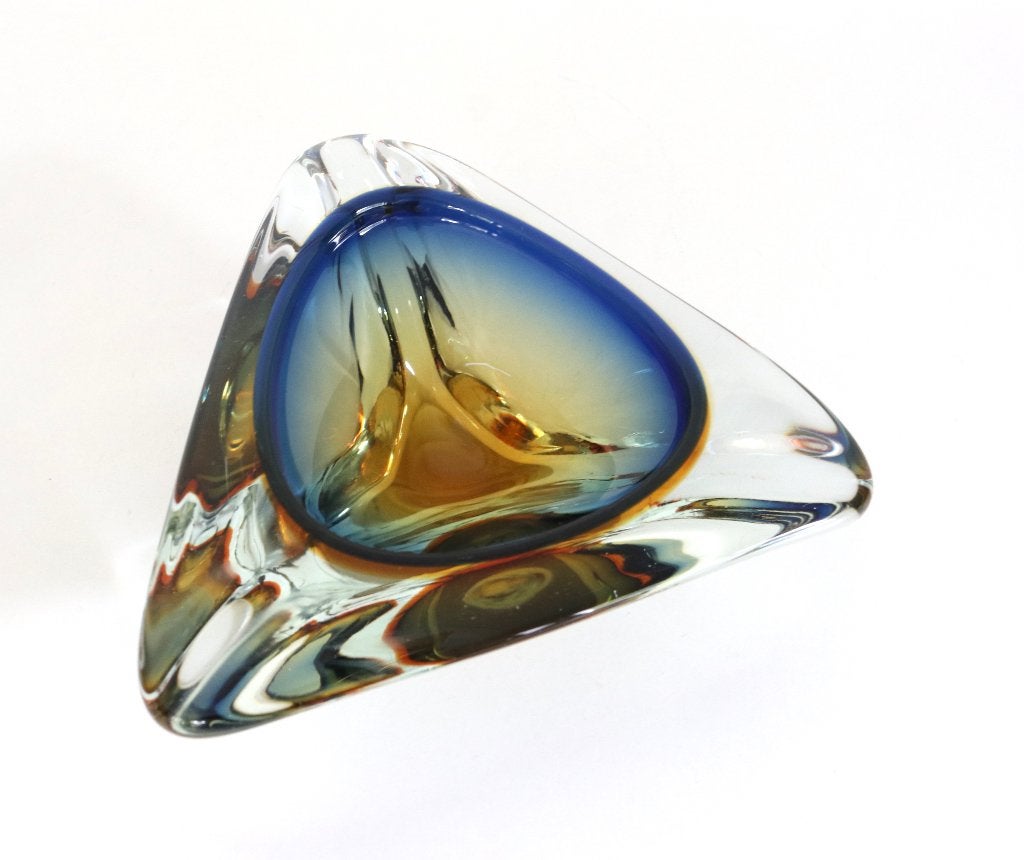 Murano Sommerso Arte Nuova Italy -Vintage Vide-poche, Antiquités & Art, Enlèvement ou Envoi