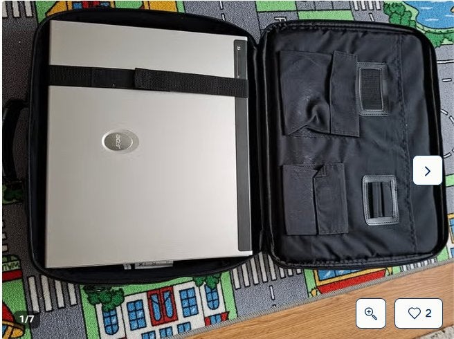 Ordinateur portable rétro Acer Aspire 1711SMi, Envoi, Utilisé, 17 pouces ou plus, HDD