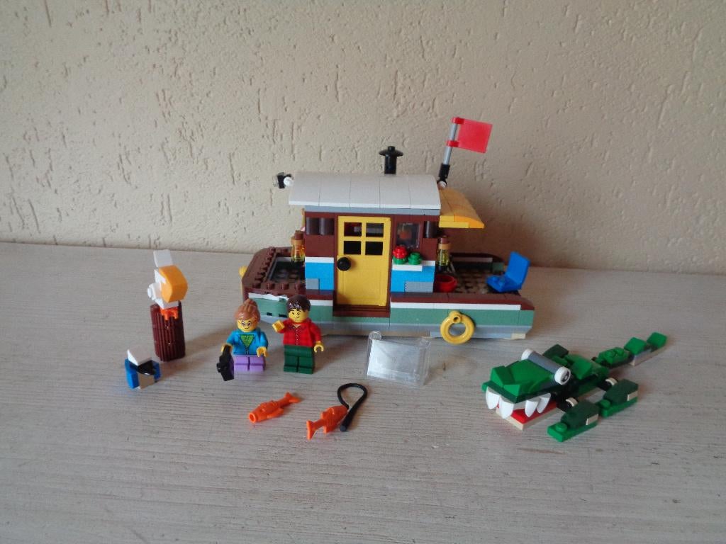 LEGO Creator Woonboot aan de Rivier - 31093, Gebruikt, Lego, Ophalen of Verzenden, Compleet